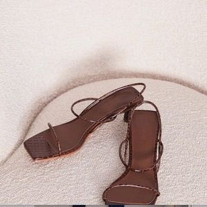 St Agni Pina Croc Heels - NEW!